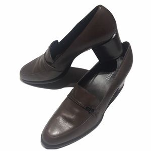 Borelli Chunky Hell Leather Loafers Size 11